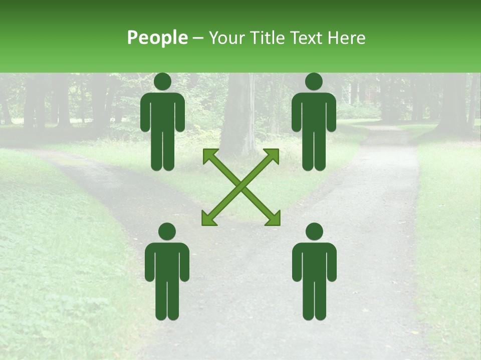 Road Choice Country PowerPoint Template