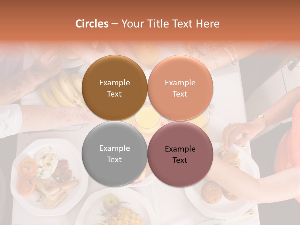 Family Meal Drink PowerPoint Template