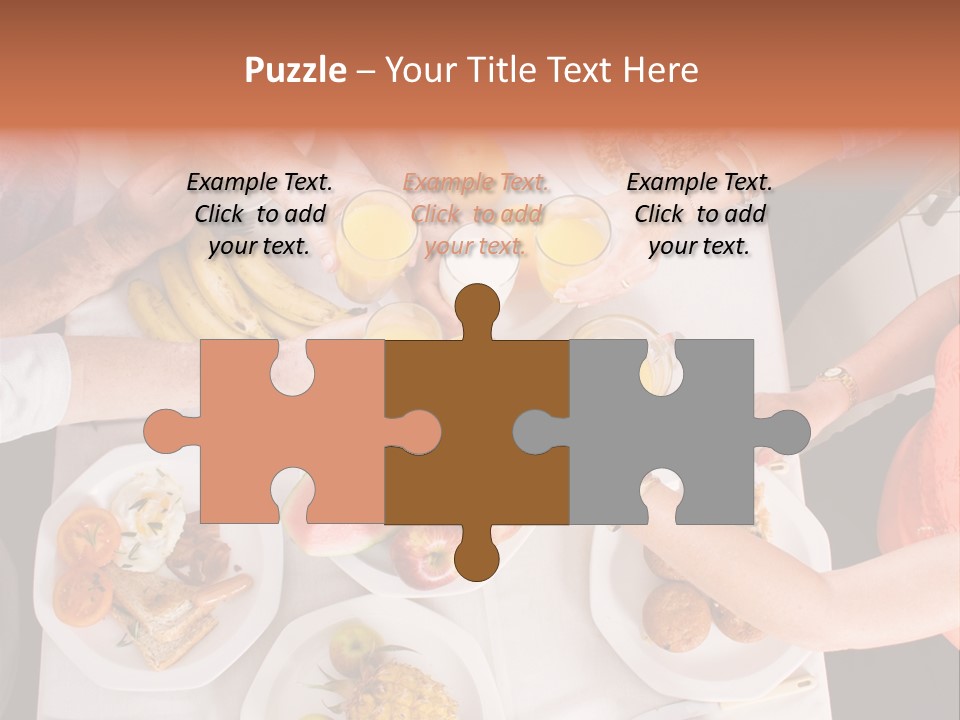 Family Meal Drink PowerPoint Template