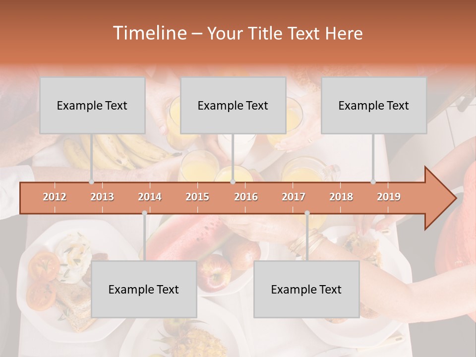 Family Meal Drink PowerPoint Template