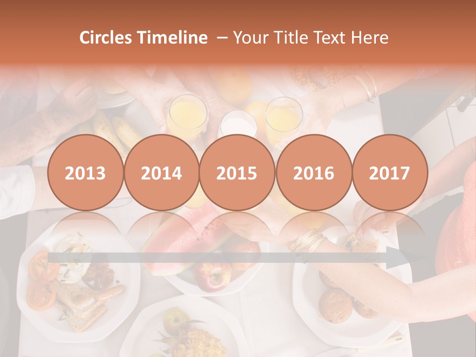 Family Meal Drink PowerPoint Template