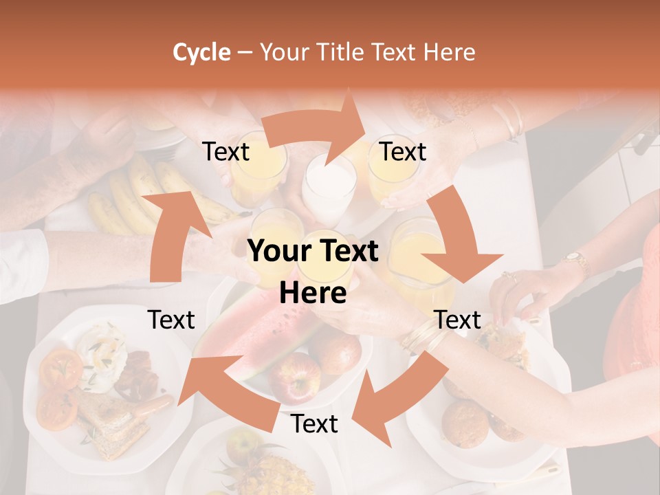 Family Meal Drink PowerPoint Template