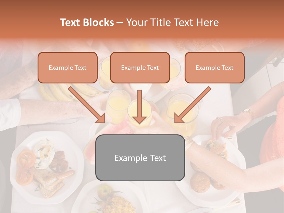 Family Meal Drink PowerPoint Template