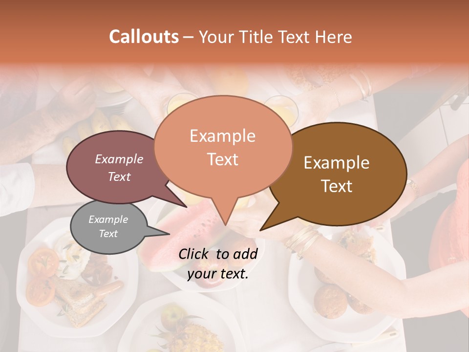 Family Meal Drink PowerPoint Template