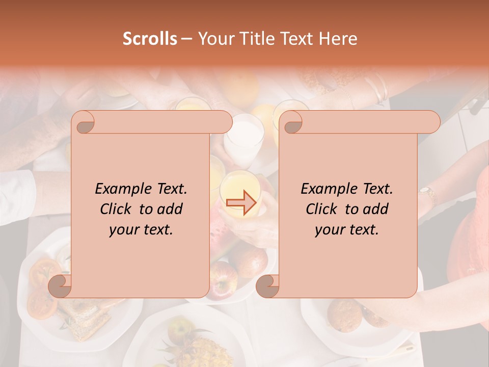 Family Meal Drink PowerPoint Template