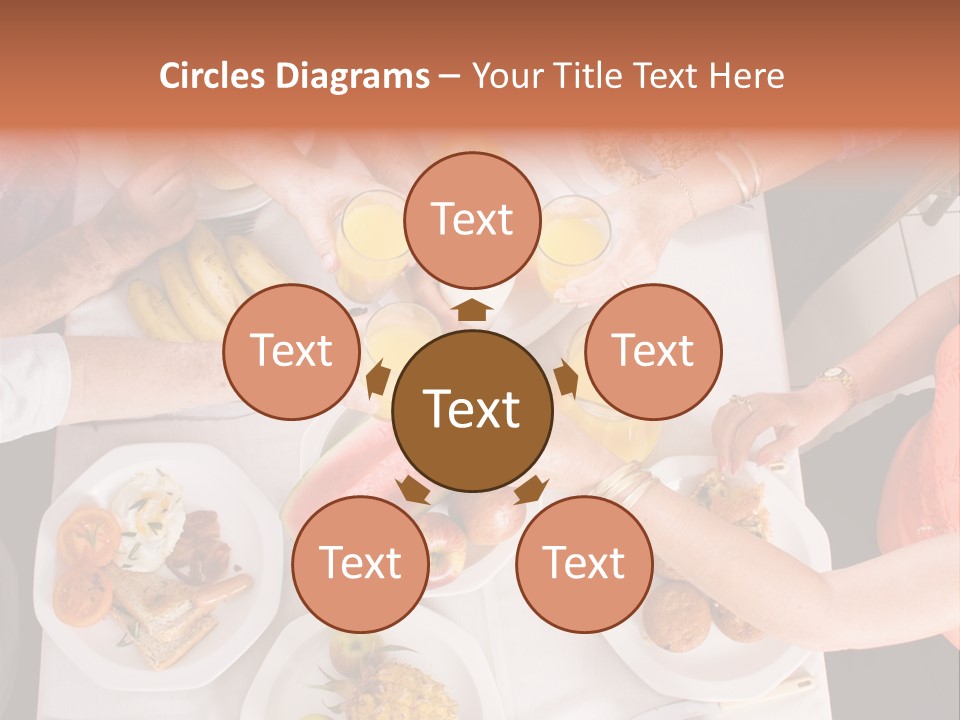 Family Meal Drink PowerPoint Template