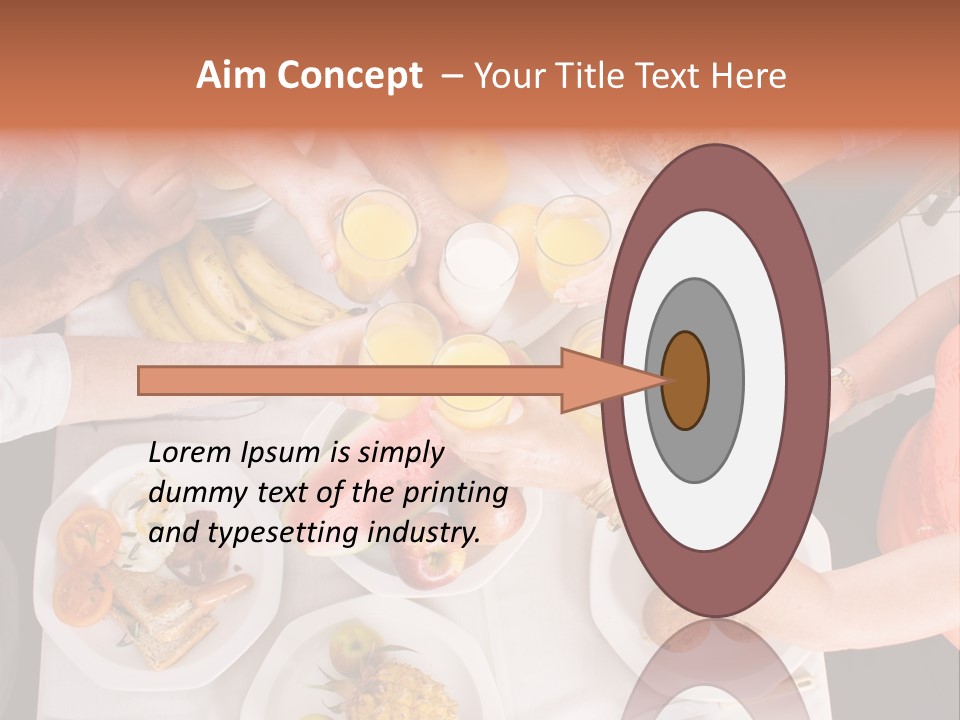 Family Meal Drink PowerPoint Template