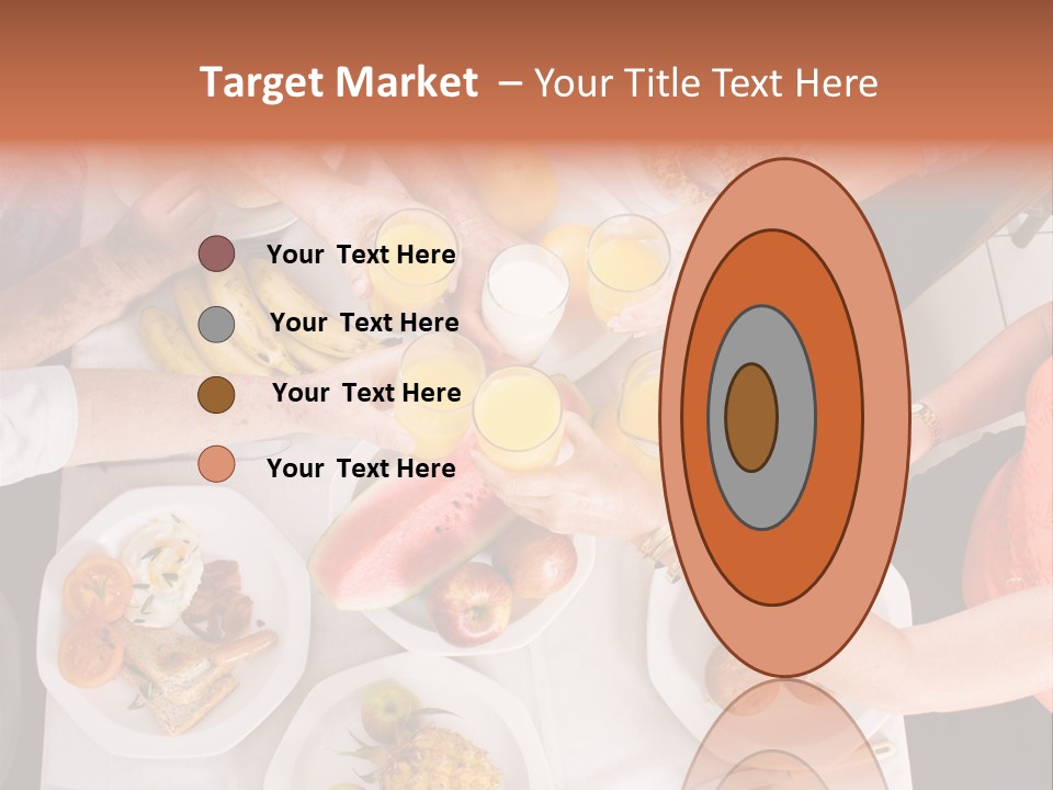 Family Meal Drink PowerPoint Template