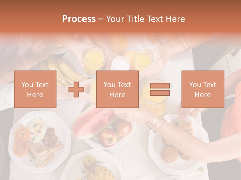 Family Meal Drink PowerPoint Template