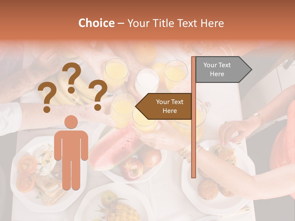 Family Meal Drink PowerPoint Template