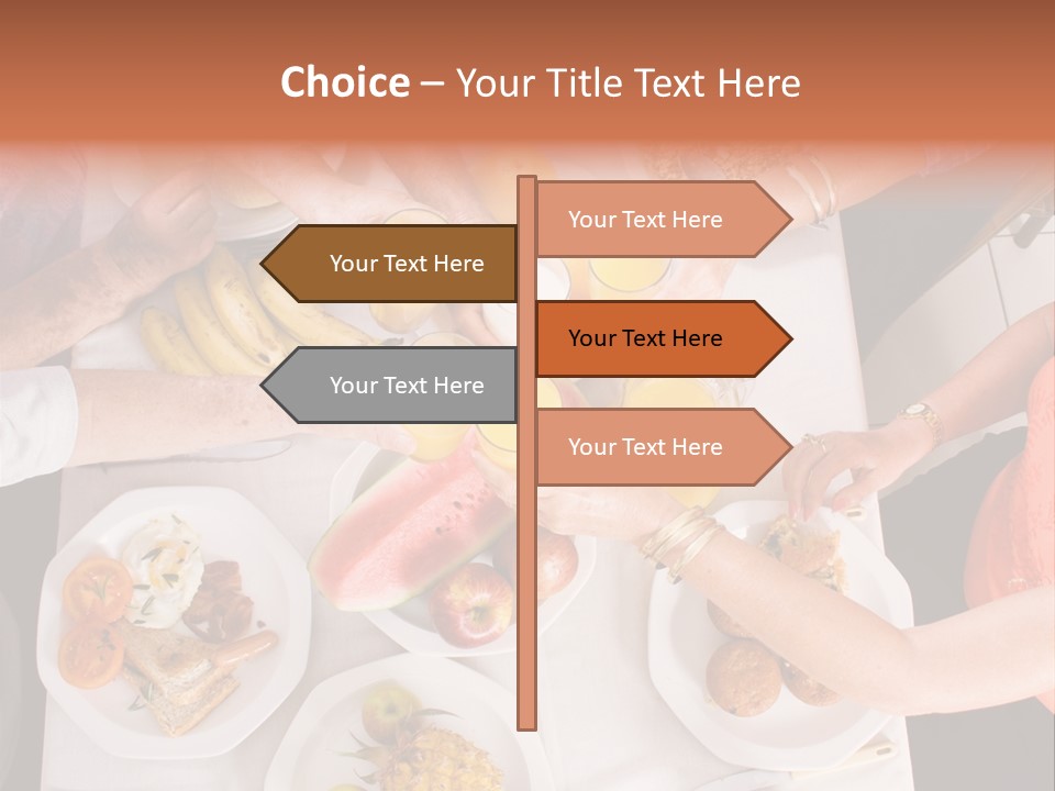 Family Meal Drink PowerPoint Template