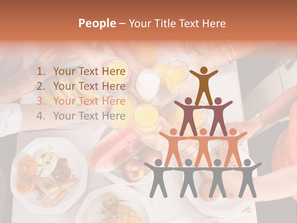 Family Meal Drink PowerPoint Template