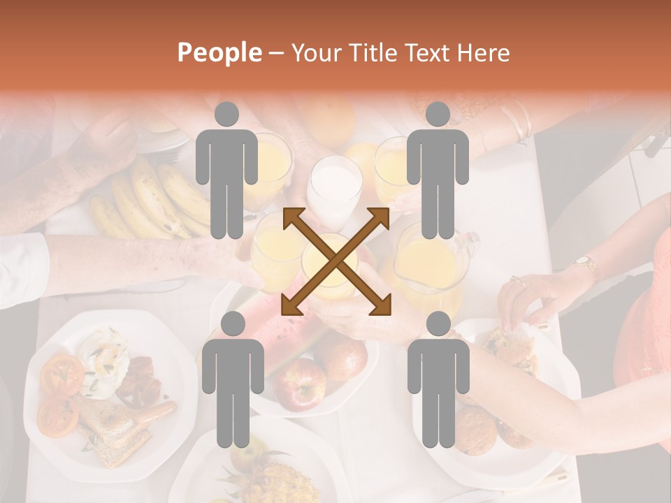 Family Meal Drink PowerPoint Template