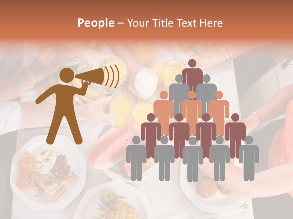 Family Meal Drink PowerPoint Template