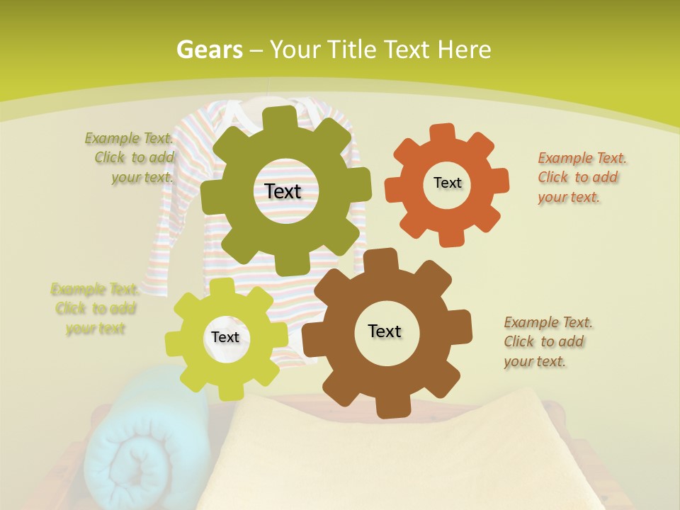 Health Cream Diaper PowerPoint Template