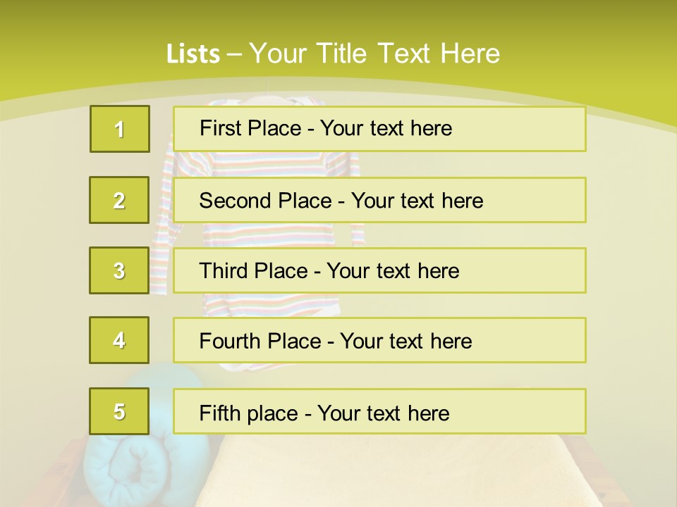 Health Cream Diaper PowerPoint Template