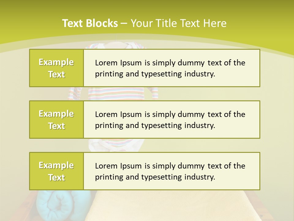 Health Cream Diaper PowerPoint Template