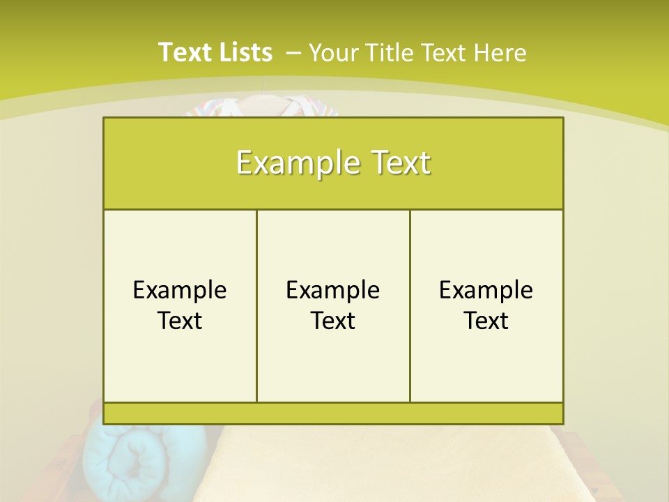 Health Cream Diaper PowerPoint Template