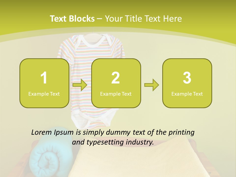 Health Cream Diaper PowerPoint Template
