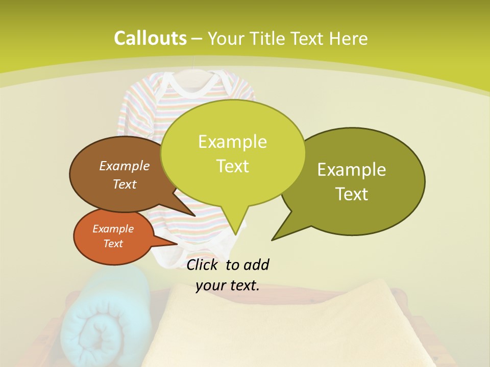 Health Cream Diaper PowerPoint Template