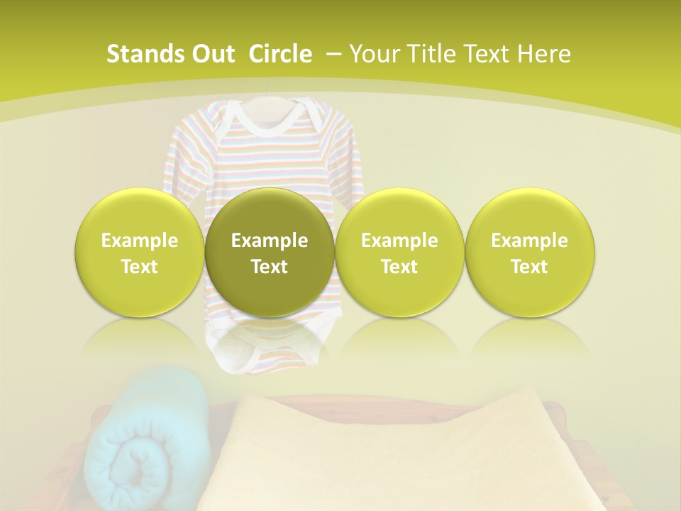 Health Cream Diaper PowerPoint Template