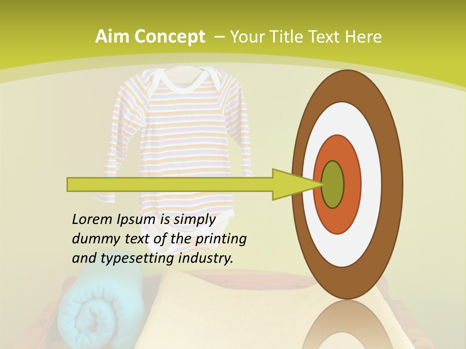 Health Cream Diaper PowerPoint Template