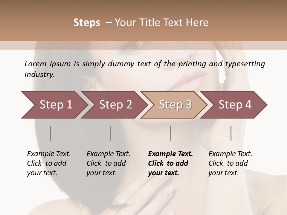 Pretty Hand Fresh PowerPoint Template