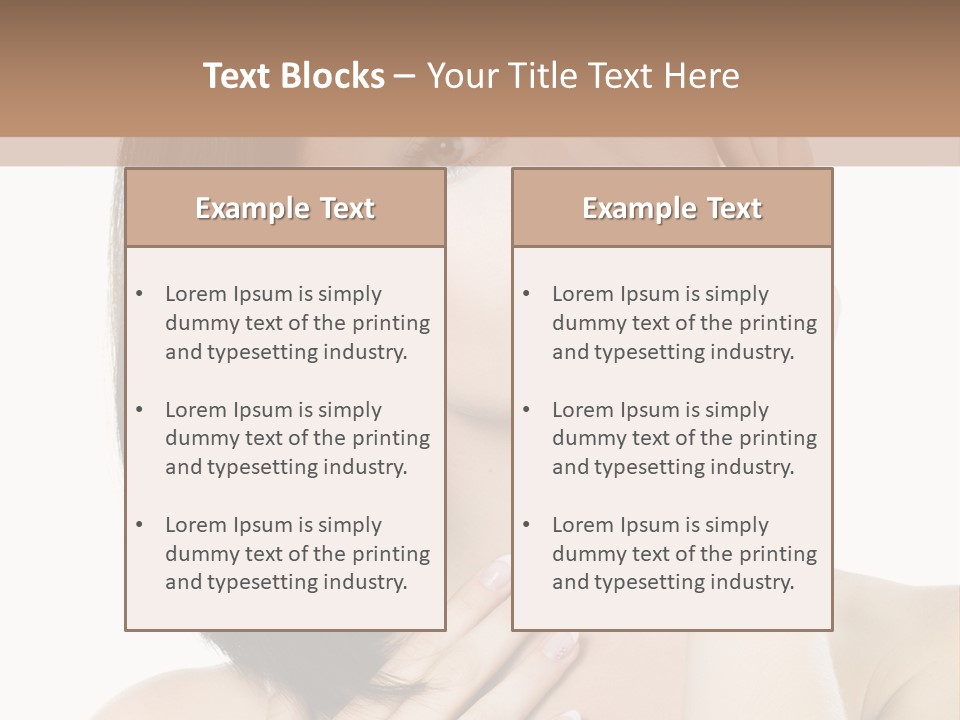 Pretty Hand Fresh PowerPoint Template