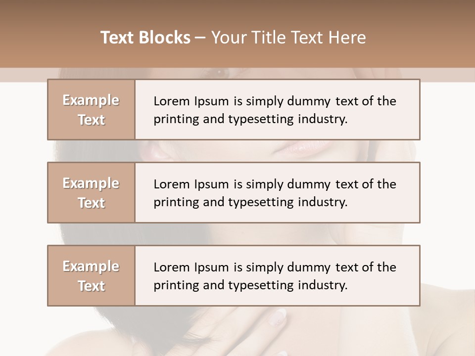 Pretty Hand Fresh PowerPoint Template