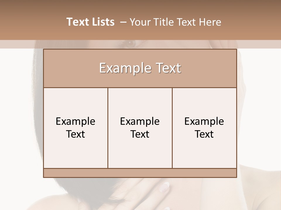 Pretty Hand Fresh PowerPoint Template