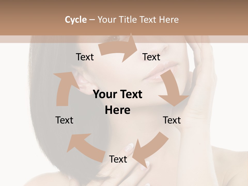 Pretty Hand Fresh PowerPoint Template