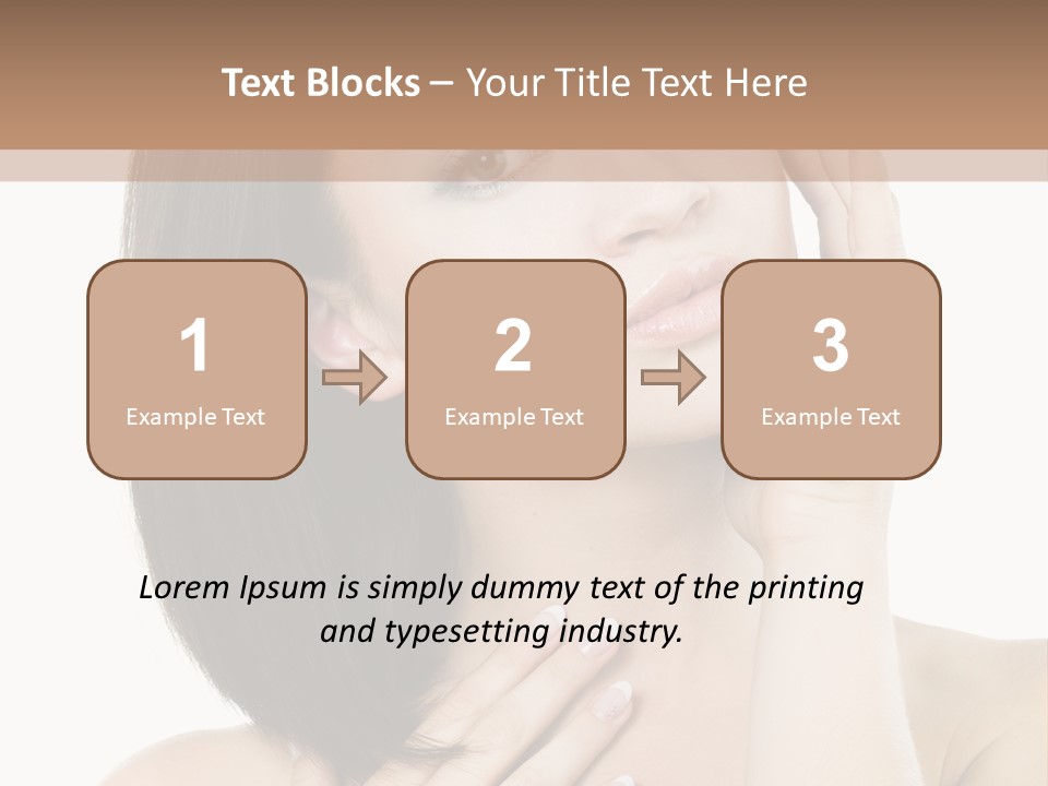 Pretty Hand Fresh PowerPoint Template