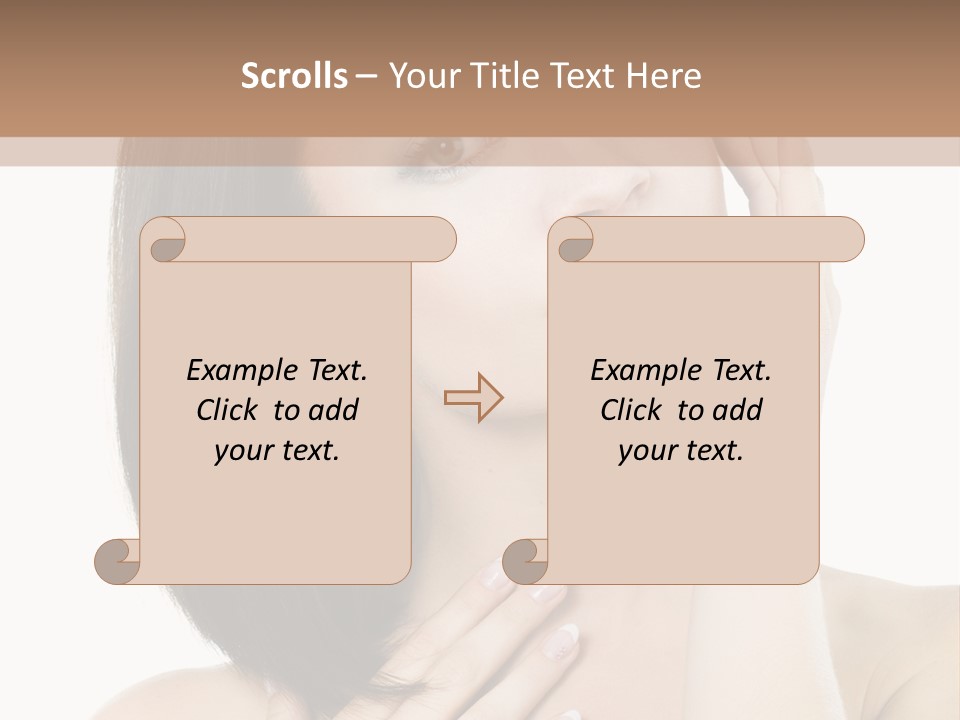Pretty Hand Fresh PowerPoint Template