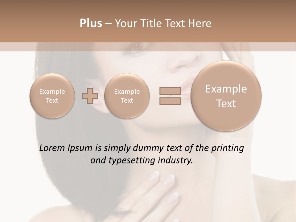 Pretty Hand Fresh PowerPoint Template