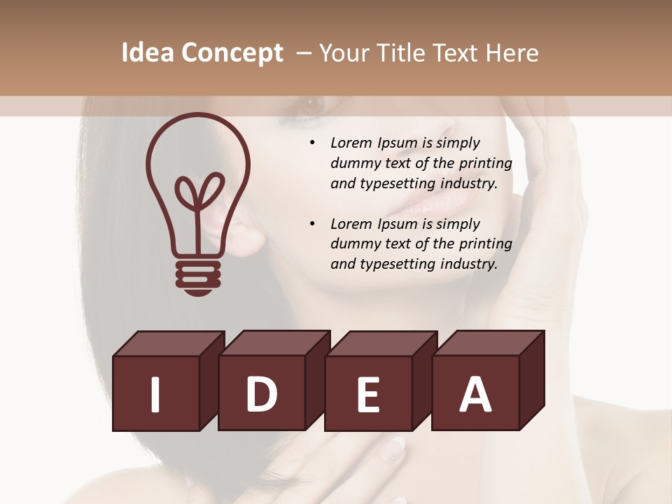 Pretty Hand Fresh PowerPoint Template