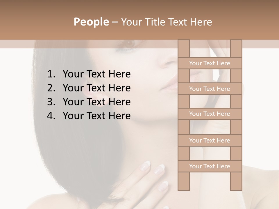 Pretty Hand Fresh PowerPoint Template