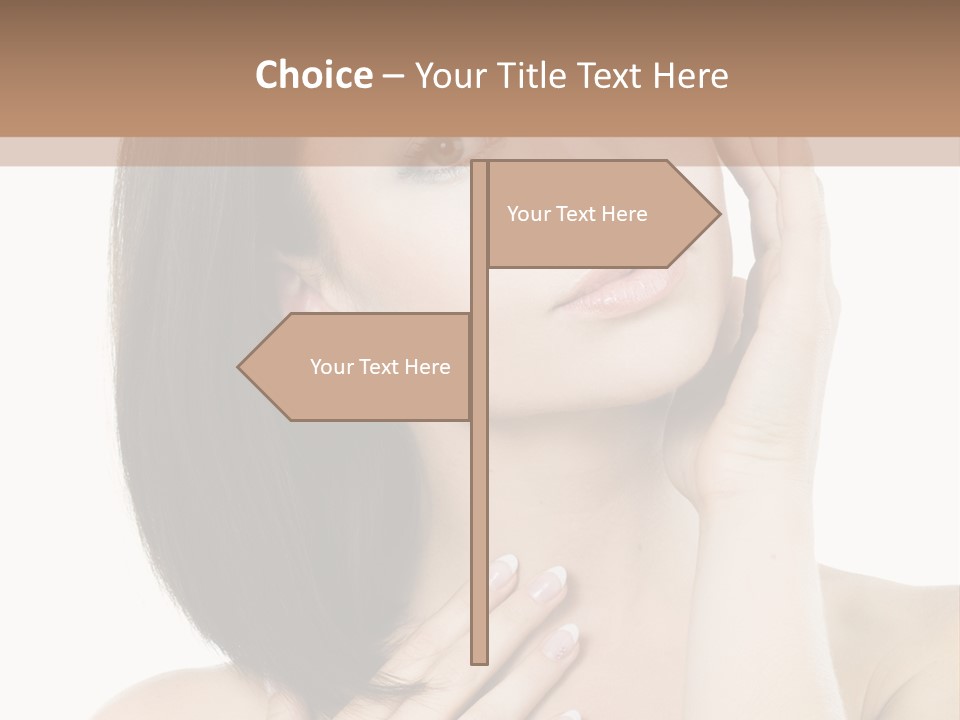 Pretty Hand Fresh PowerPoint Template