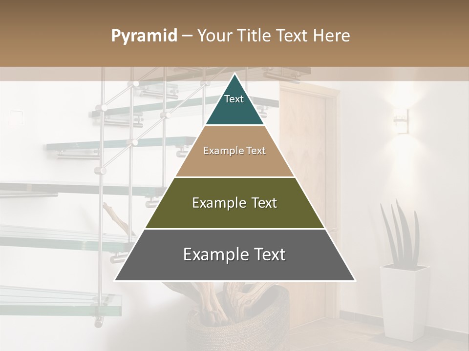 Style Indoor Flower PowerPoint Template