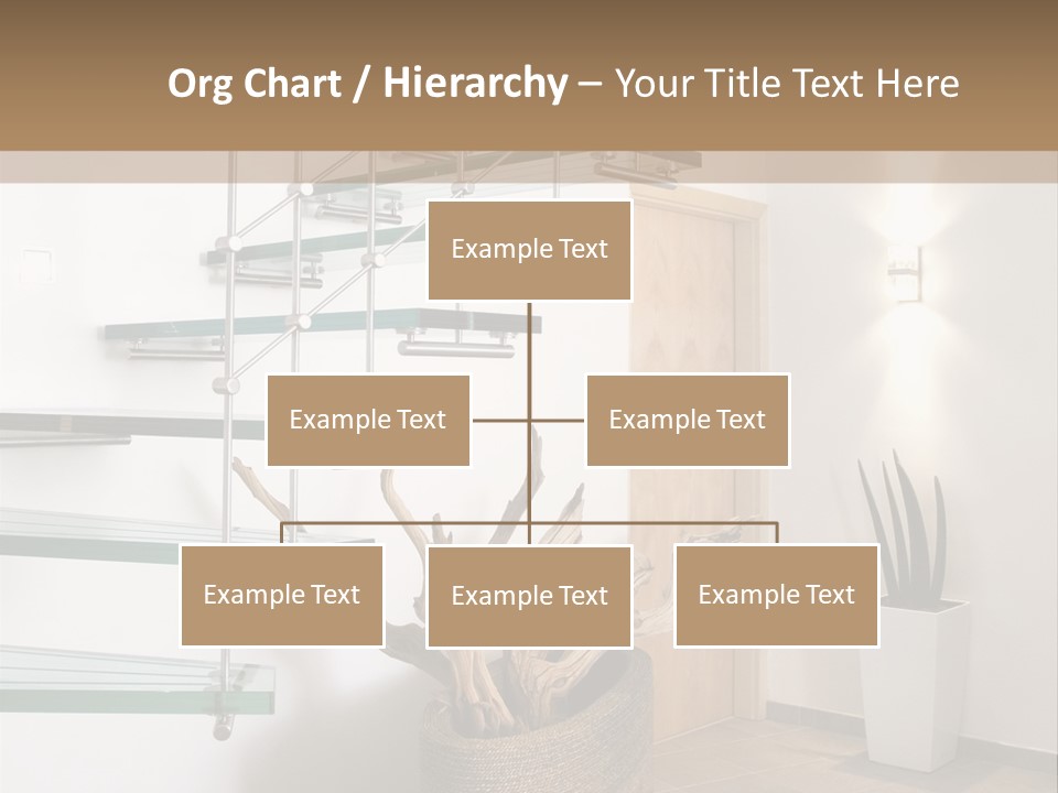 Style Indoor Flower PowerPoint Template