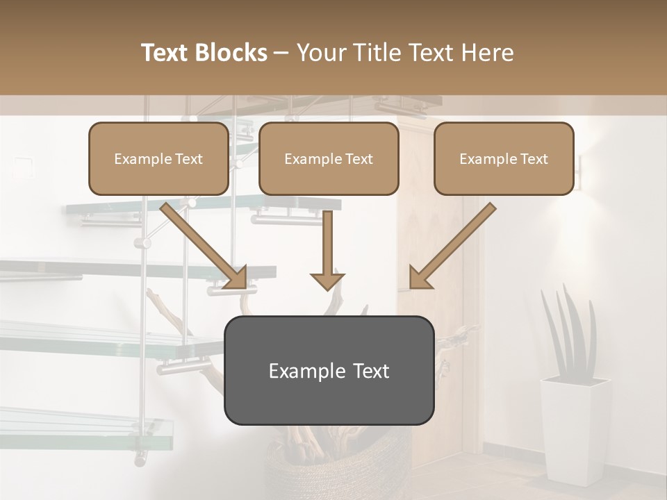 Style Indoor Flower PowerPoint Template