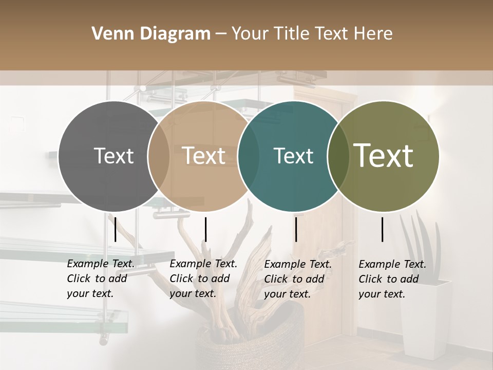 Style Indoor Flower PowerPoint Template