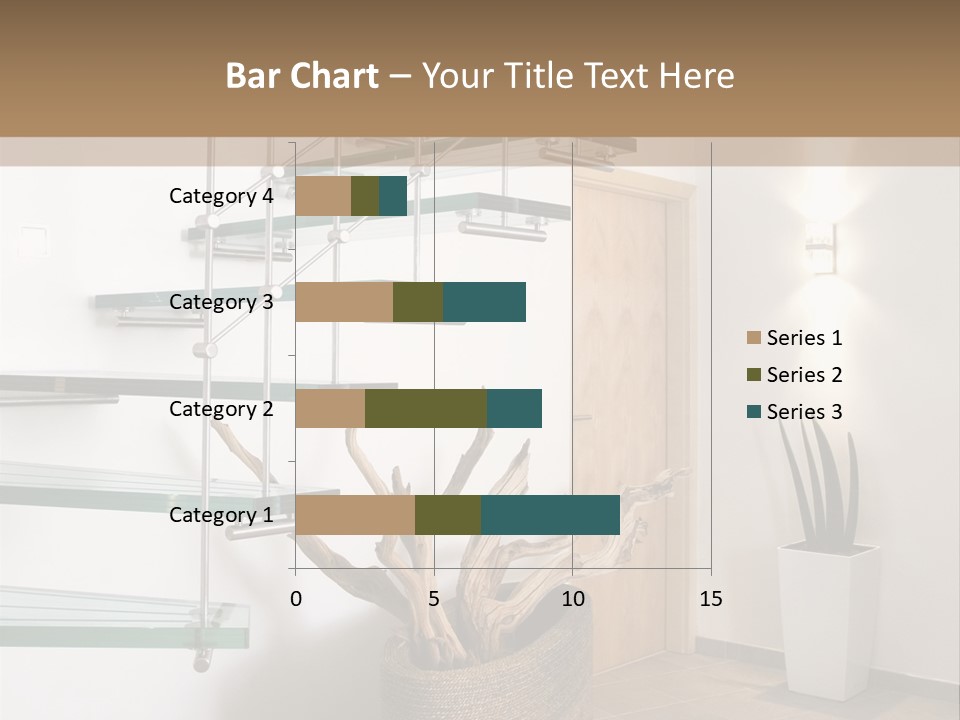 Style Indoor Flower PowerPoint Template