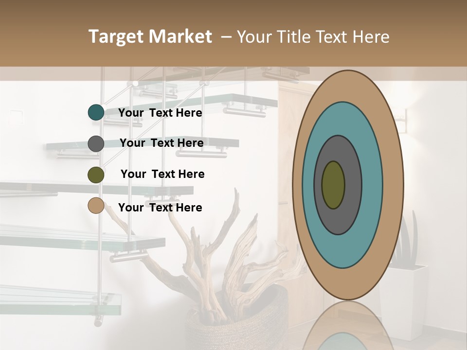 Style Indoor Flower PowerPoint Template