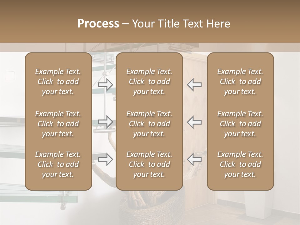 Style Indoor Flower PowerPoint Template