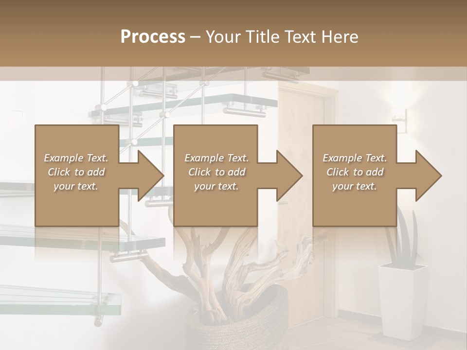 Style Indoor Flower PowerPoint Template