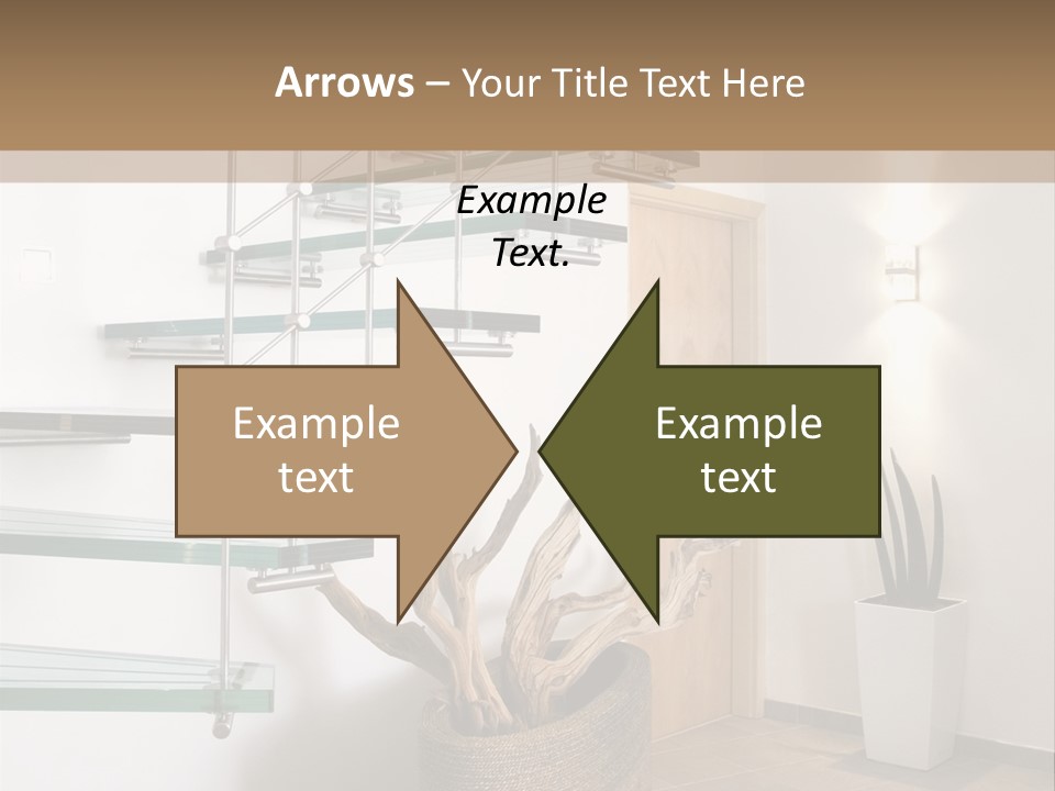 Style Indoor Flower PowerPoint Template