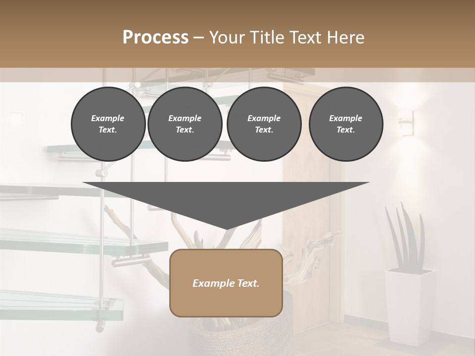 Style Indoor Flower PowerPoint Template