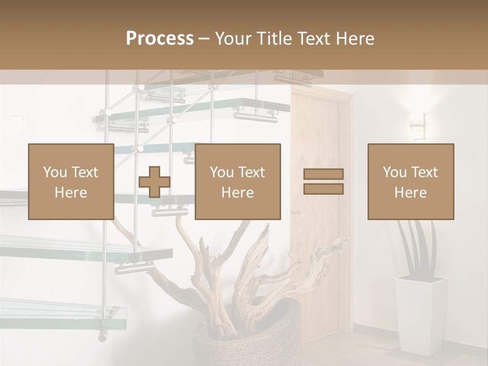 Style Indoor Flower PowerPoint Template