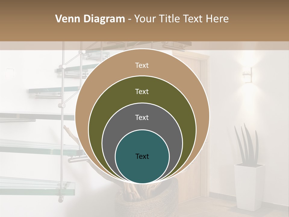 Style Indoor Flower PowerPoint Template