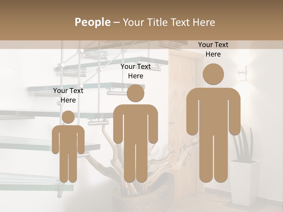 Style Indoor Flower PowerPoint Template